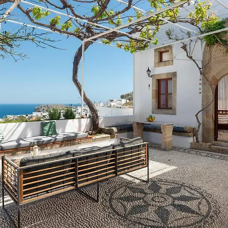 Villa 4 Bedroom With Sea View And Acropolis View Lindos (Rhodes)